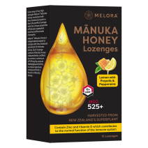 MELORA Manuka Honig Lutschpastillen mit Zitrone - APO.DIREKT